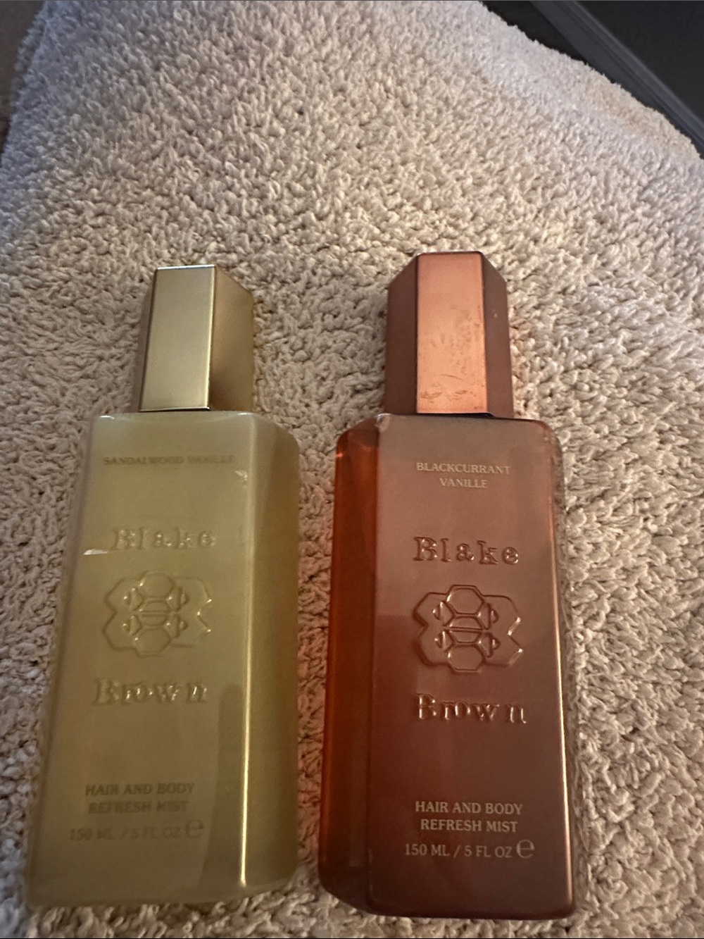 Blake Brown hair and body mist. New, never used. 2 bottles